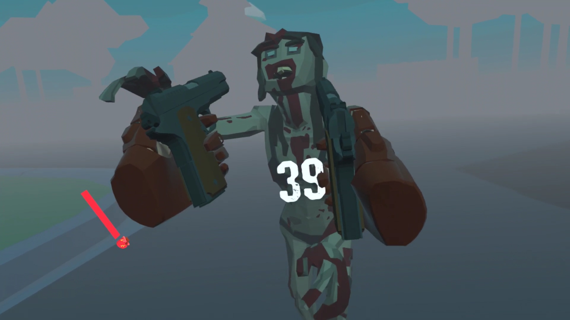 Low Poly Zombie Madness | VR Game