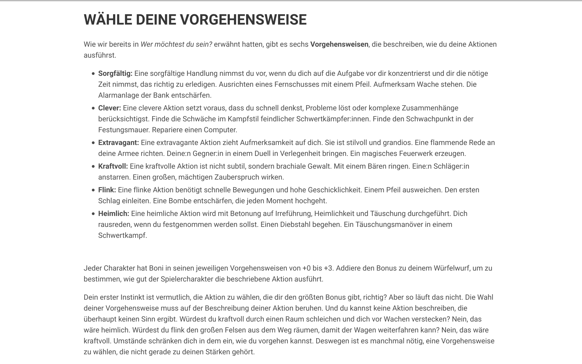 Abenteuer einer anderen Welt - Pen and Paper-Rollenspiel