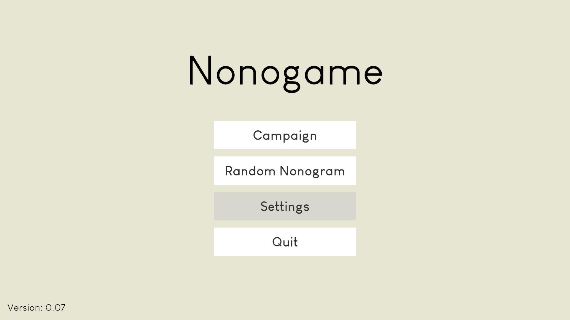 Nonogame