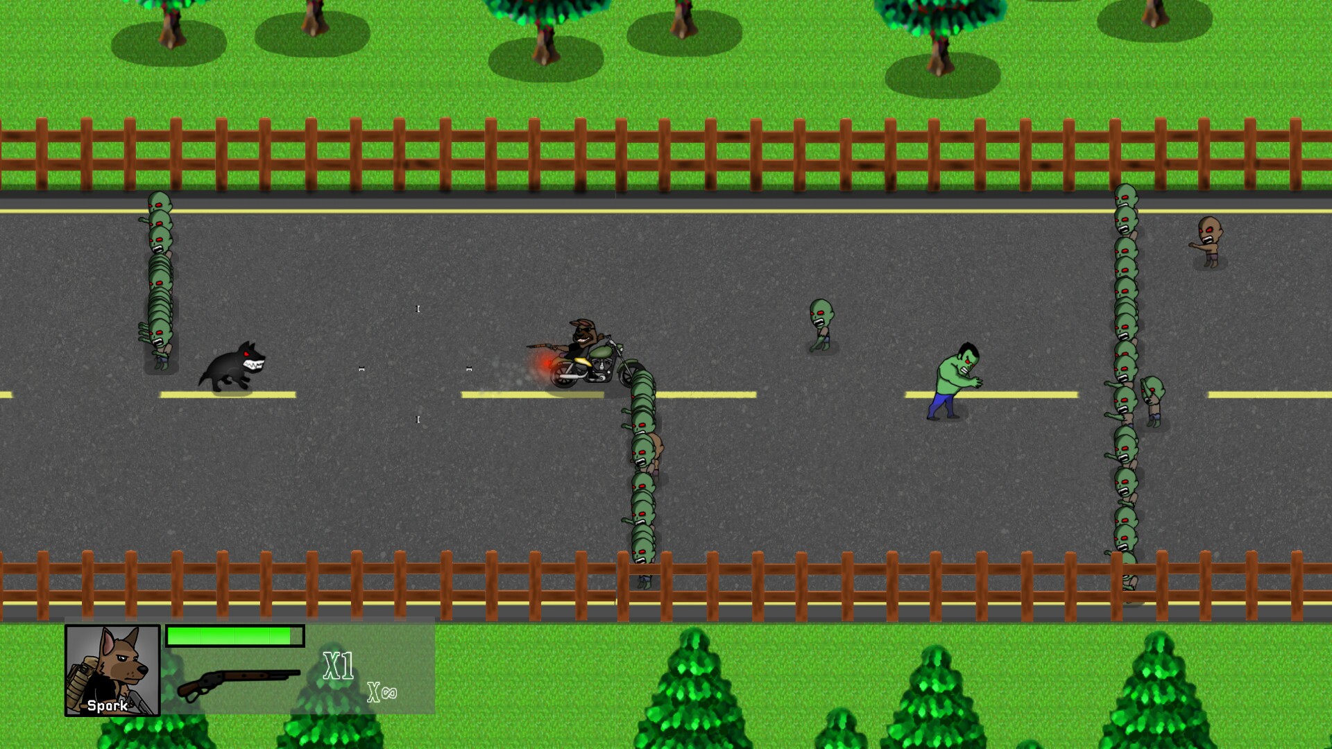 Spark The Battle Dog