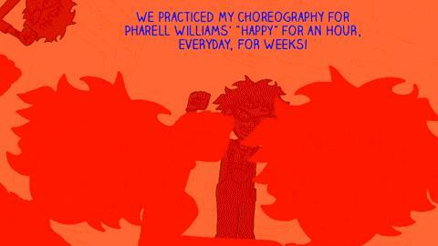 just dumb little dances