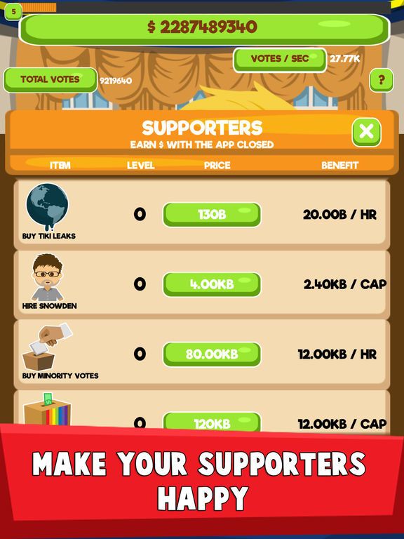 Trump Tycoon: Politics Game