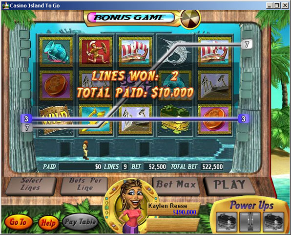 Casino Island to Go gameplay visual
