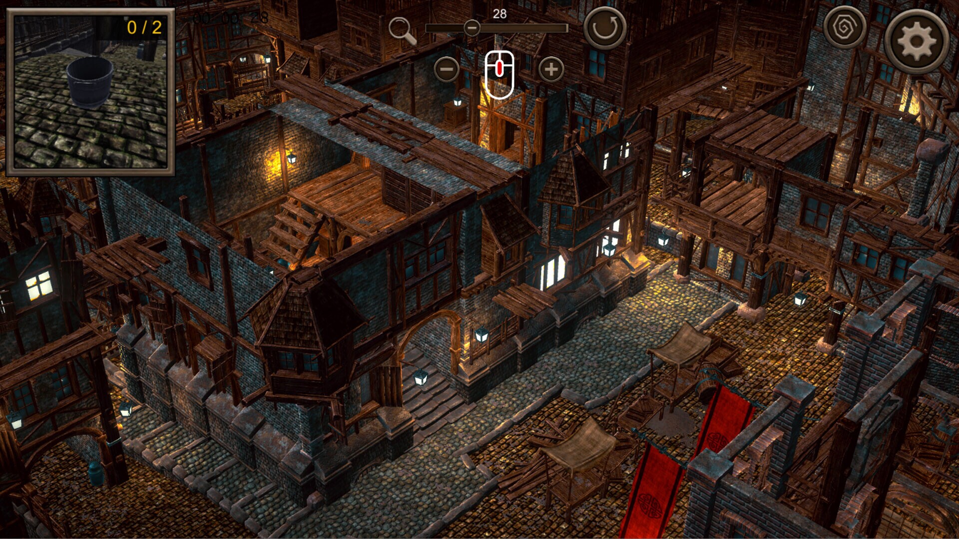 Hidden Haunted Town Top-Down 3D