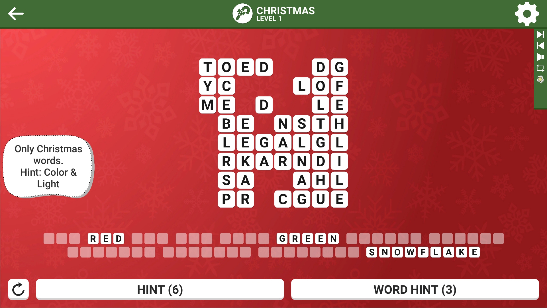 Square Word-Christmas Edition