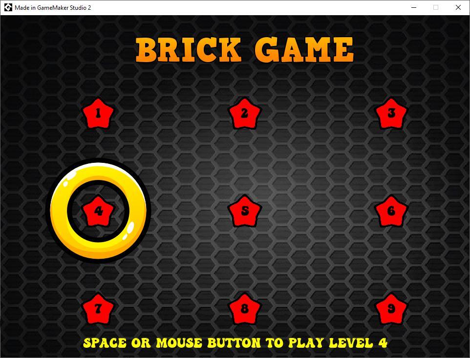 Brick & Ball - Accessible Game - Simple Control System