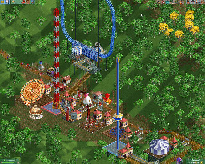 rollercoaster tycoon 2 triple thrill pack
