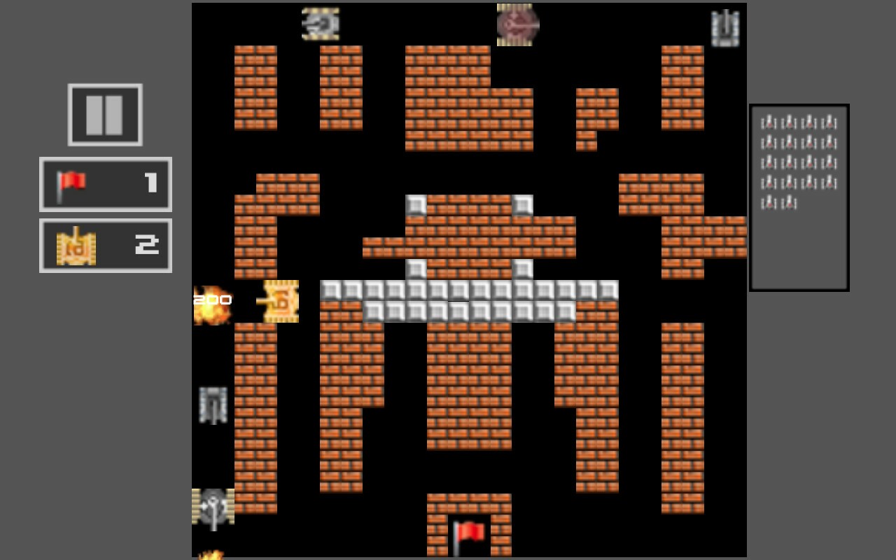 Tank Shoot 2D - Battle to save City Flag