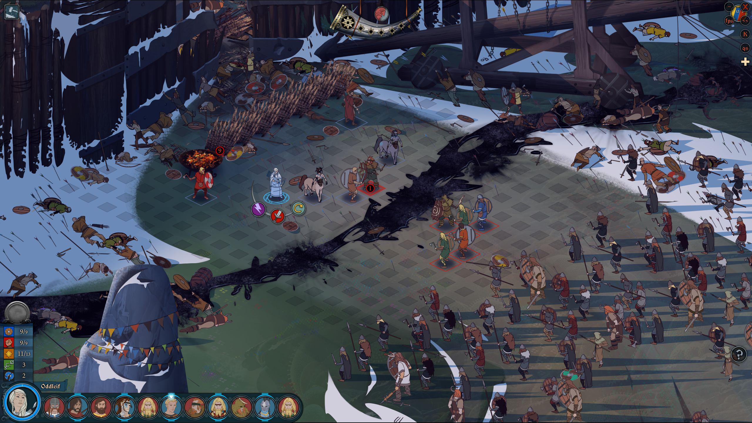 The Banner Saga 3 gameplay visual