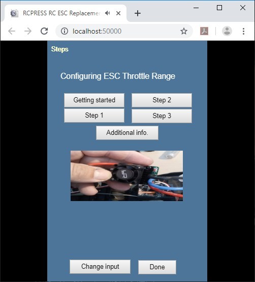 RCPRESS Configuring ESC Throttle Range