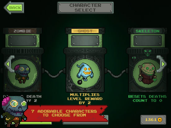 Monster Run. Free pixel-art platformer