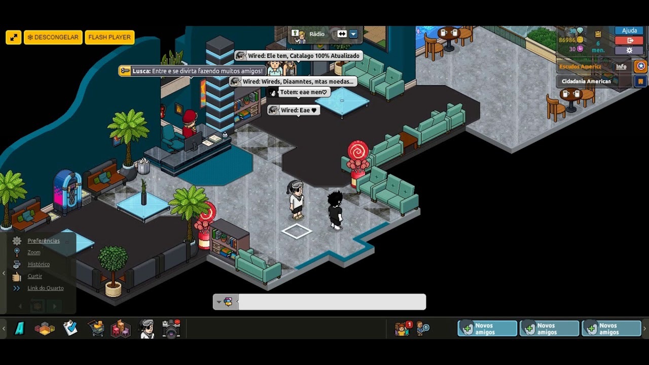Habbo Pirata - Habbowd Hotel Online gameplay visual