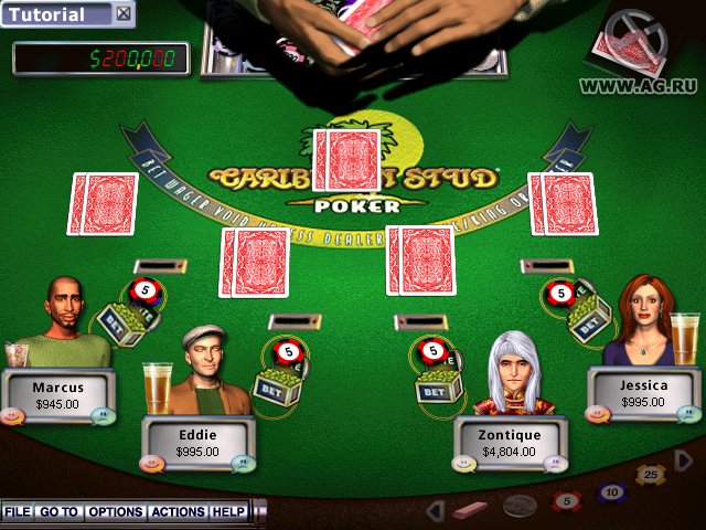 Hoyle Casino 2004 gameplay visual