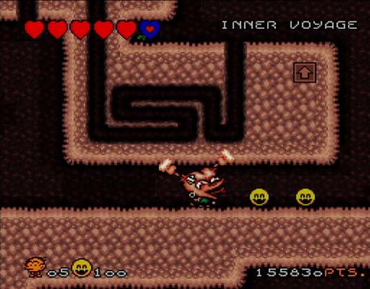 Super Bonk 2 gameplay visual