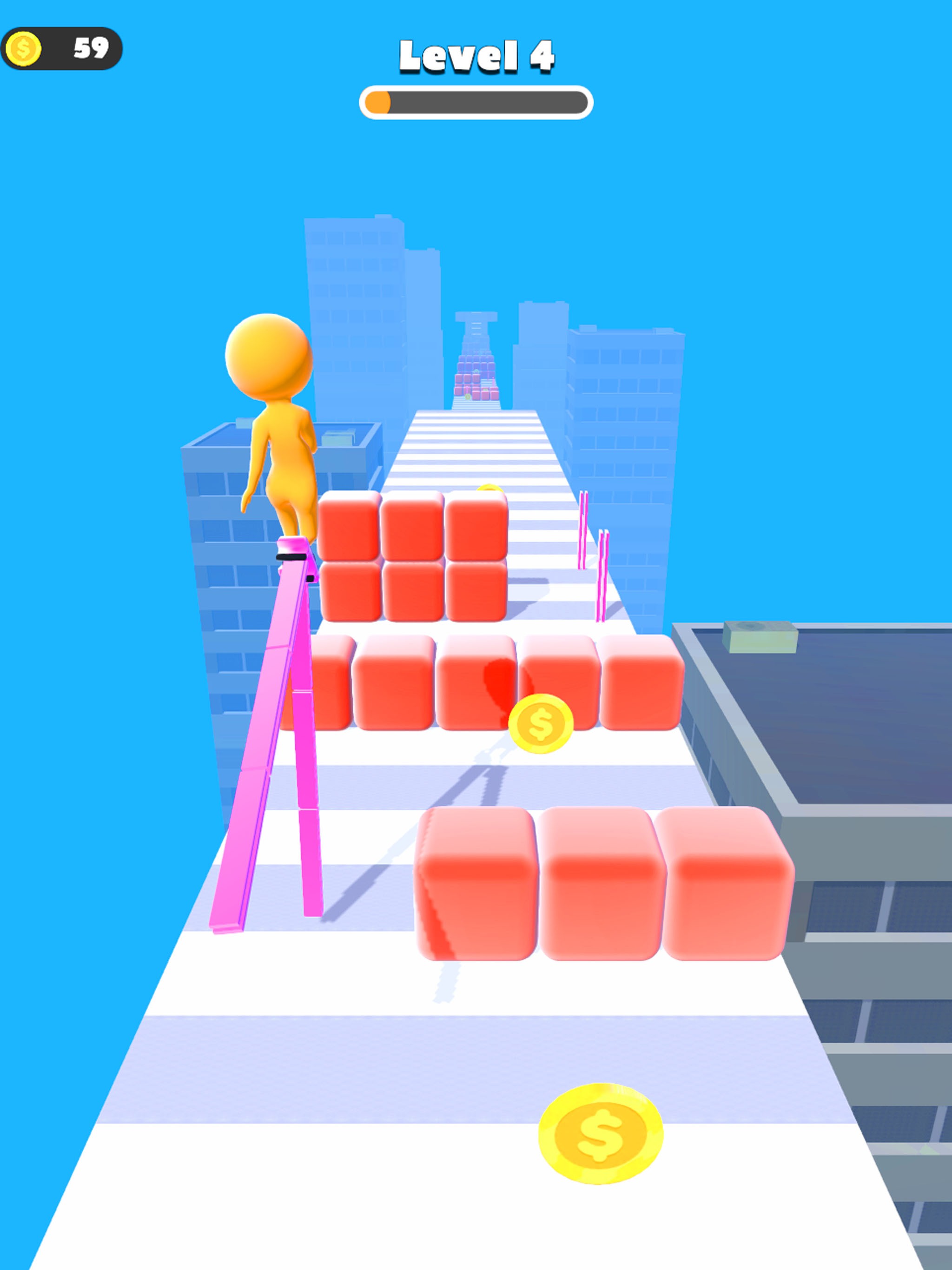 Challenge Road Block Sky 3d