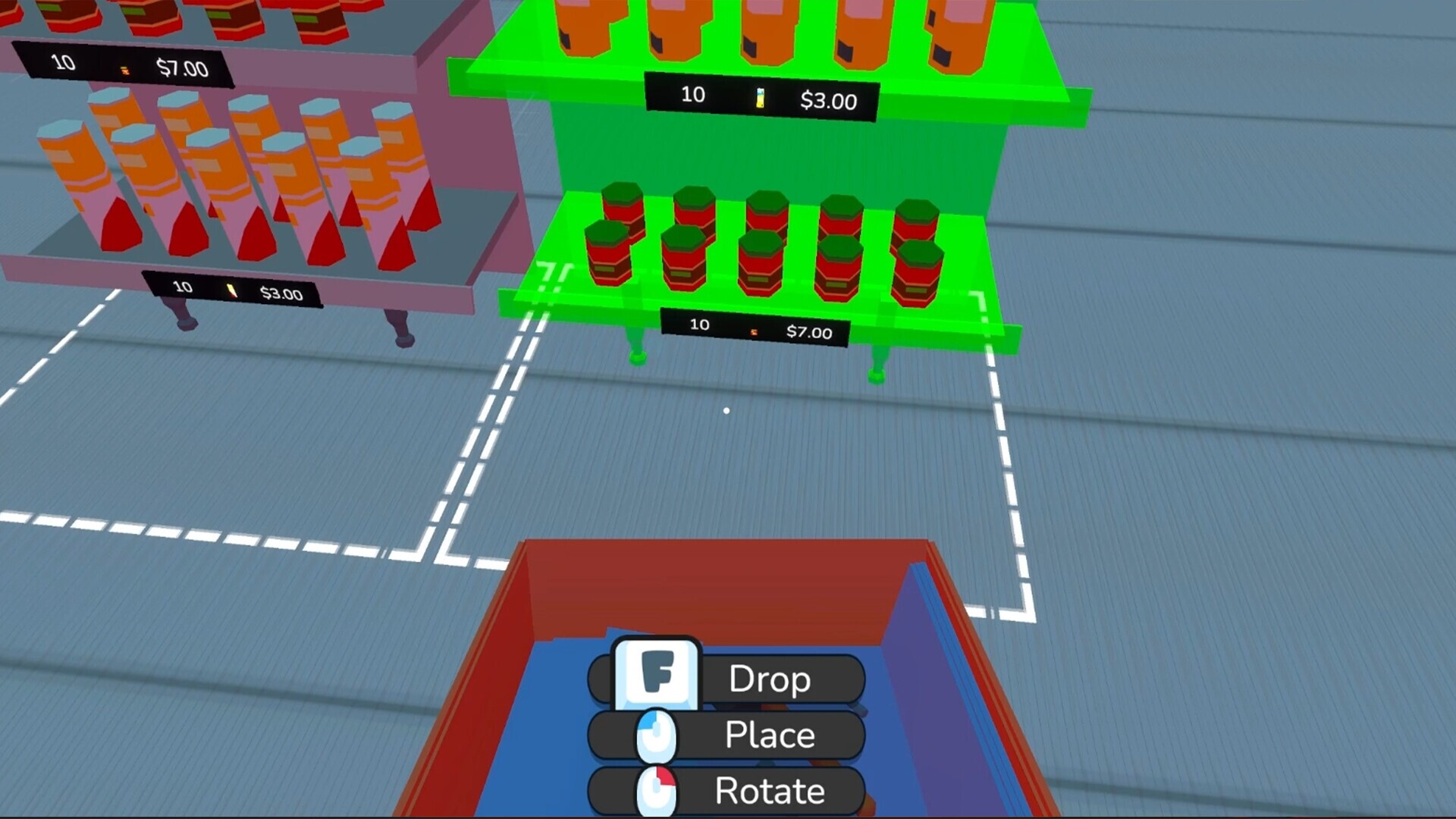 Island Supermarket Simulator gameplay visual