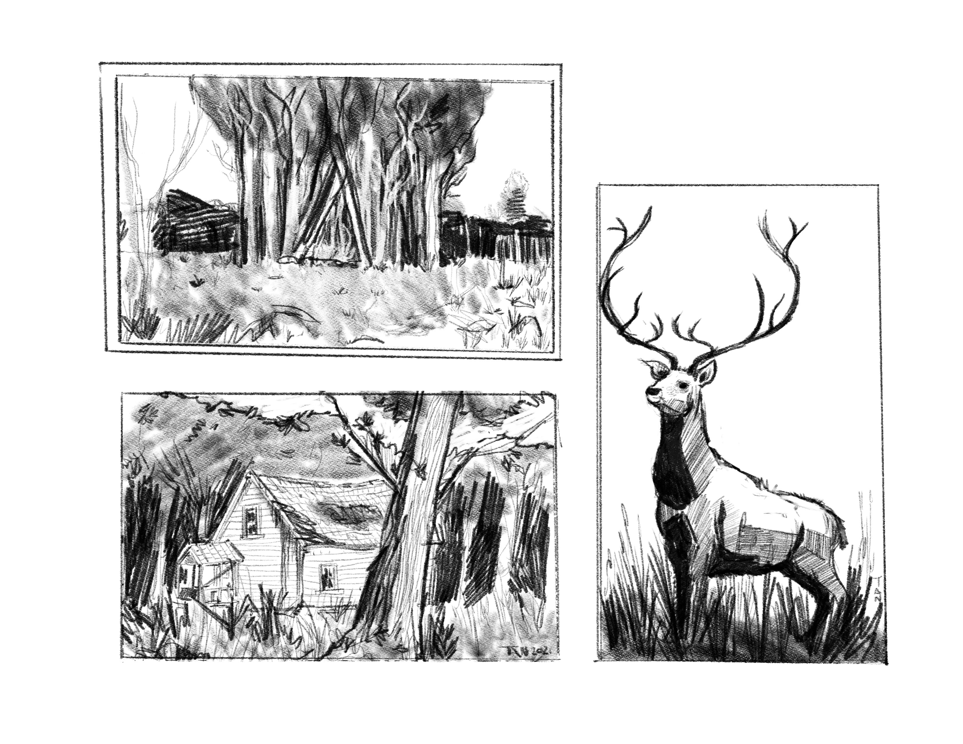 The Man and The Stag