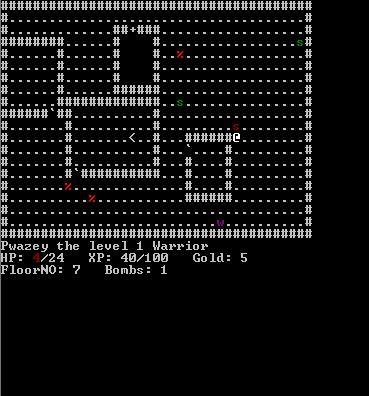 The Tower (itch) gameplay visual