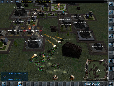 Imperium Galactica II gameplay visual