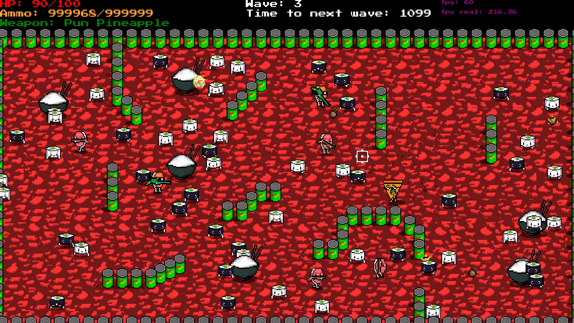 Pixel Pizza A Muerte