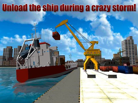 Cargo Ship Crane Simulator 3D