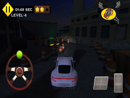 3D Night Parking Simulator Sports Car Driving Game