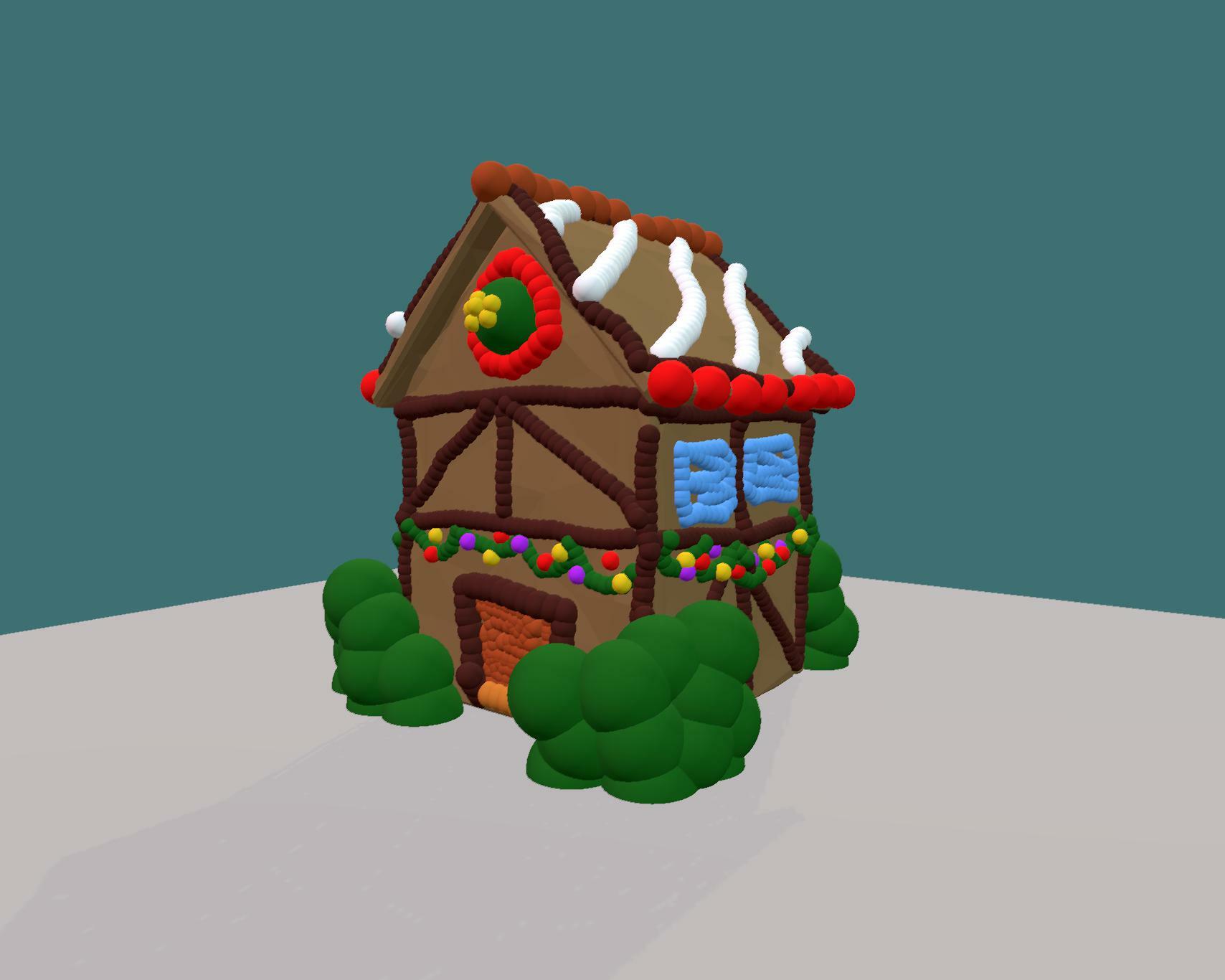 Gingerbread House Decorator (Sketchmas Day 1)