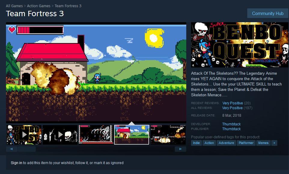 Super Benbo Quest CLASSIC - NOW ON STEAM