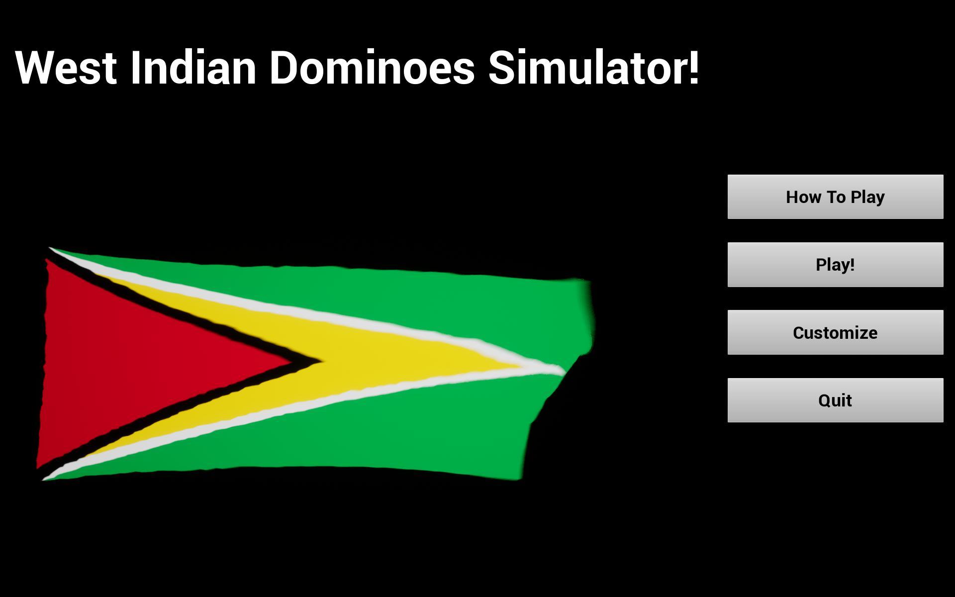 West Indian Dominoes Simulator