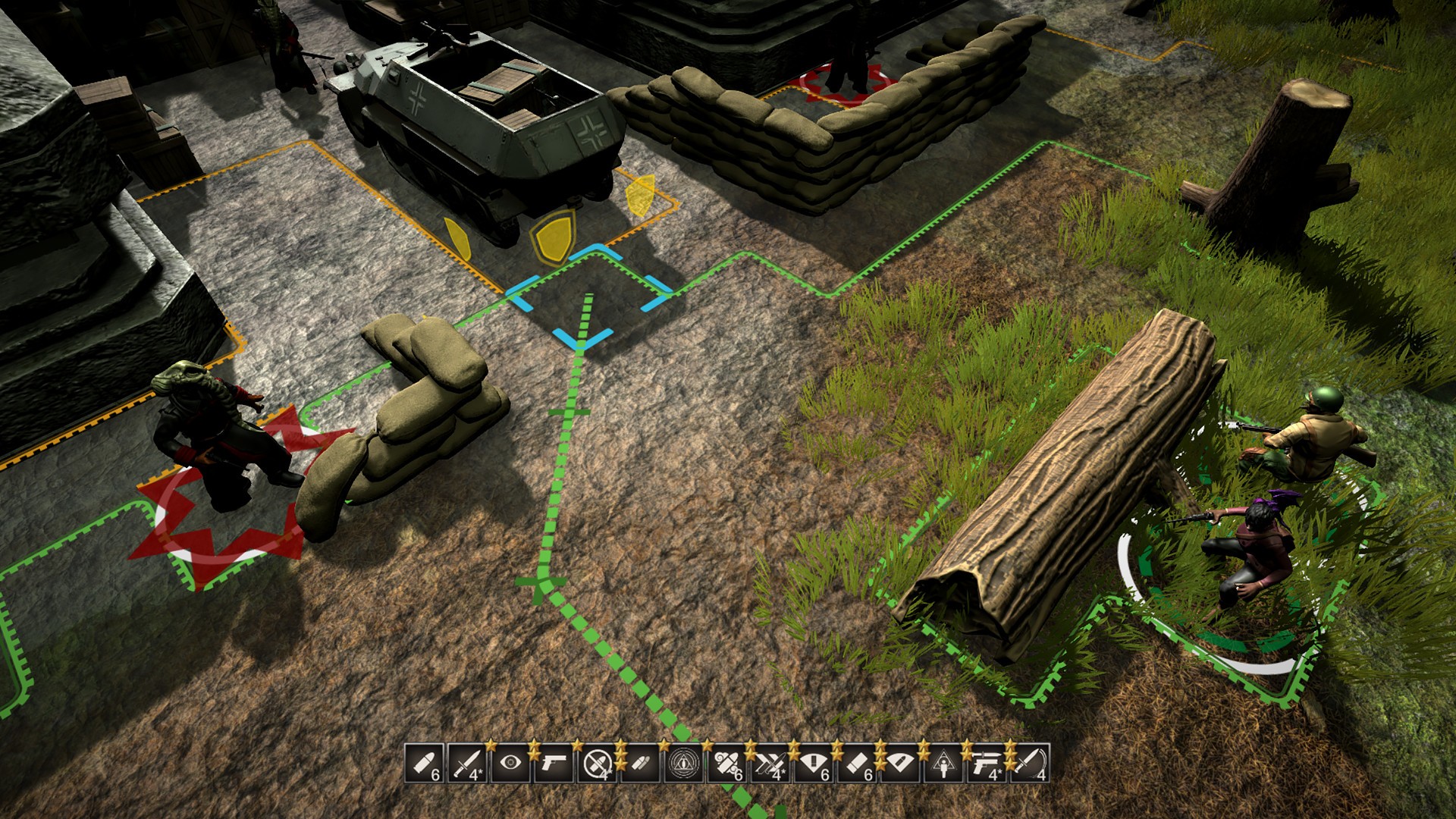 Achtung! Cthulhu Tactics gameplay visual