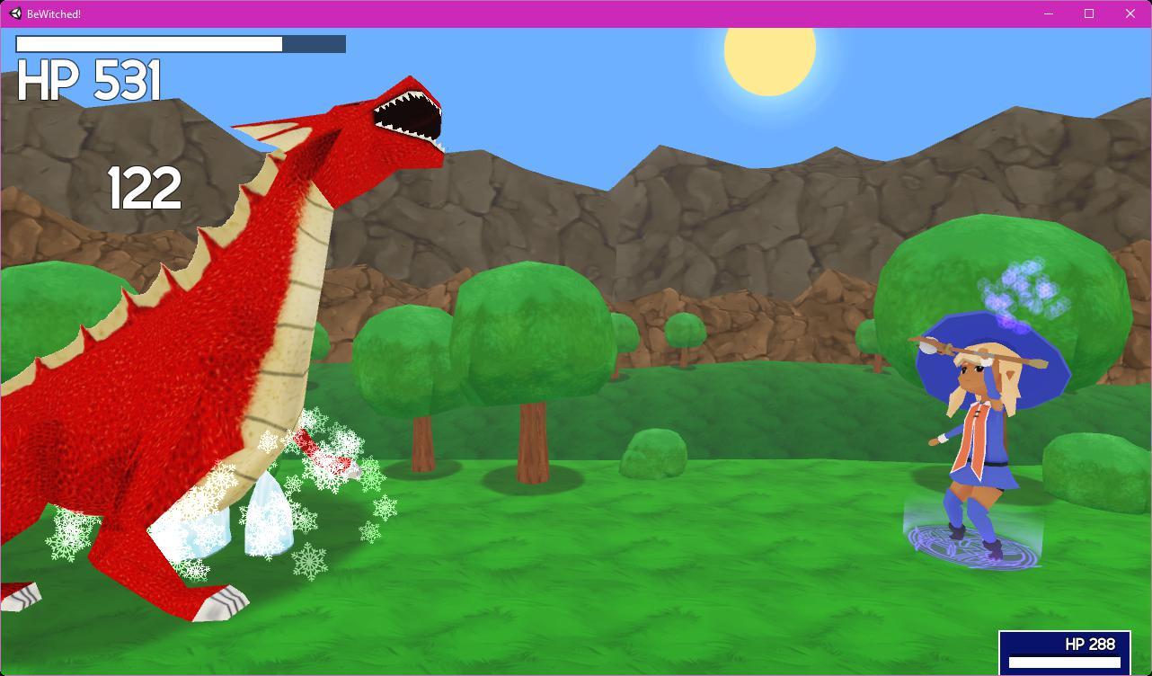 The witch and the dragon