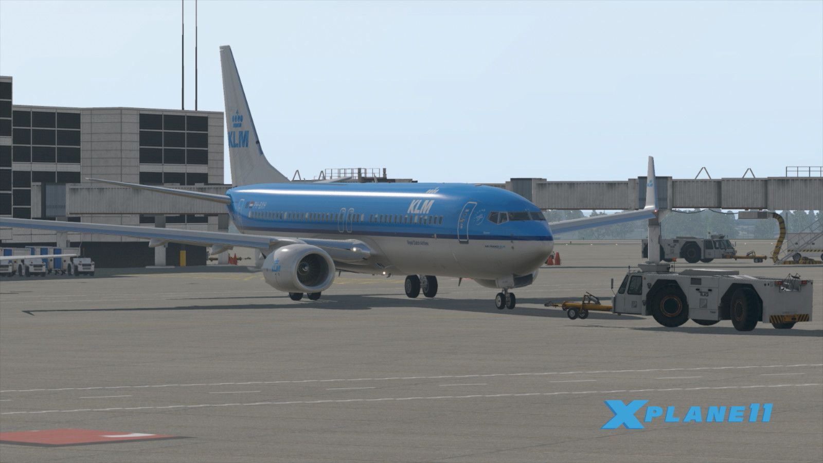 X-Plane 11 gameplay visual