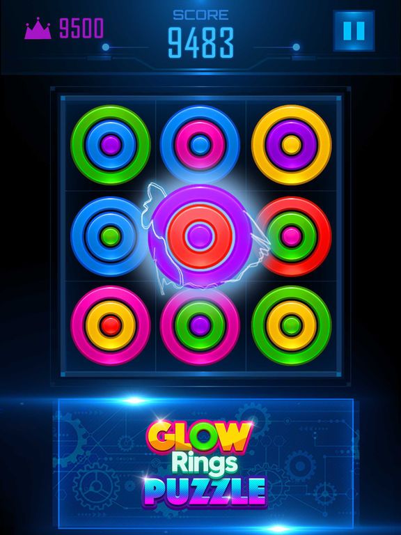Glow Rings Puzzle