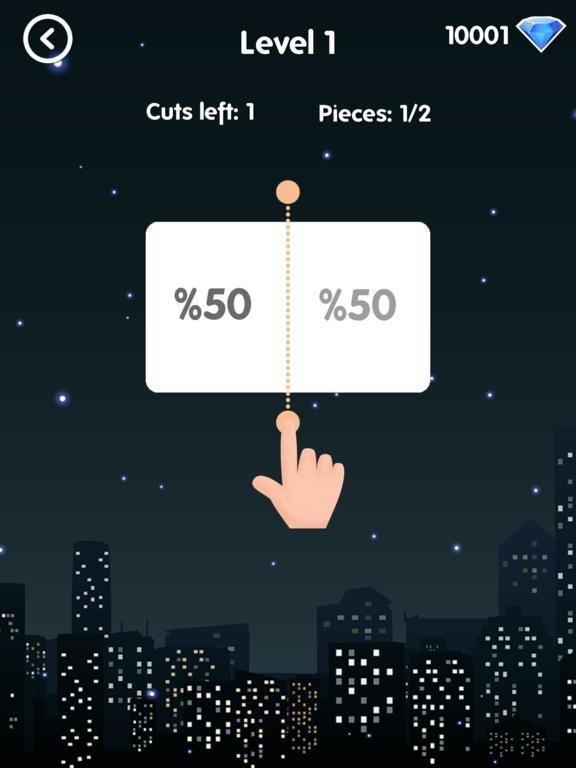 50 50: Addictive Shape Cutting