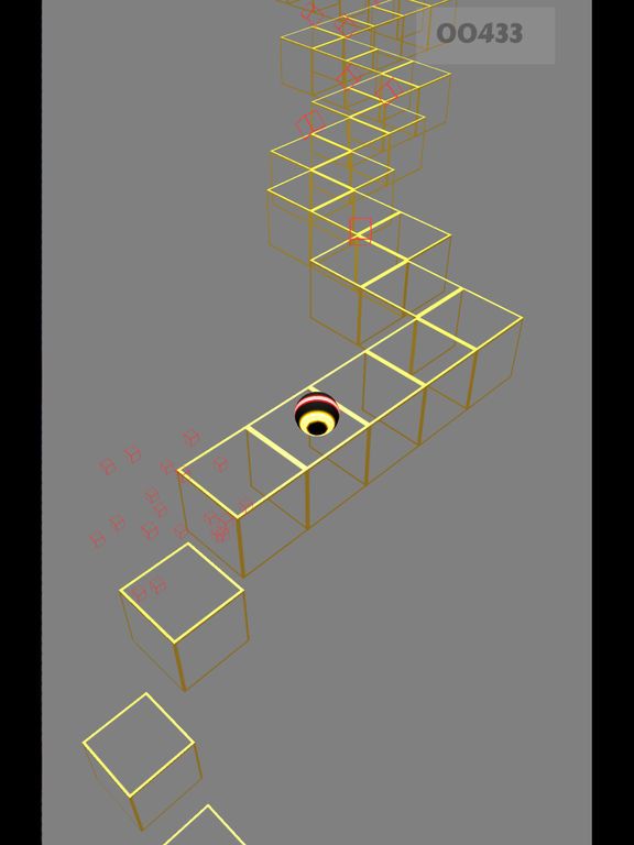 Neon Ball On The Wall