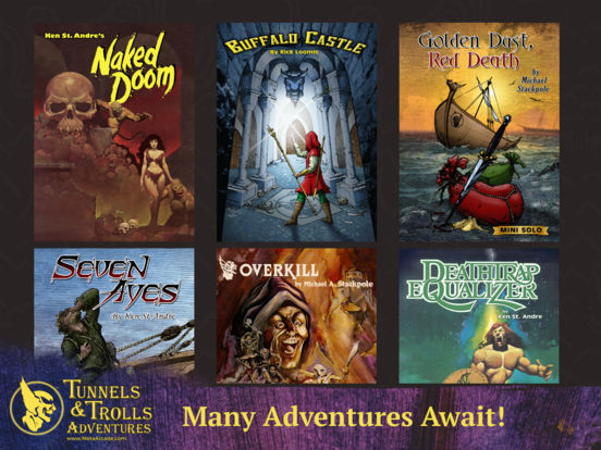 Tunnels & Trolls Adventures - Classic RPG Dungeons