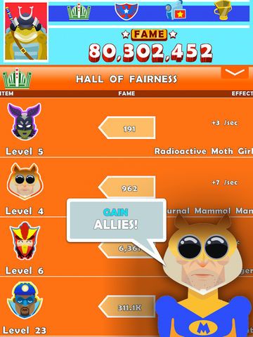 Hero Tap: The Finger of Justice