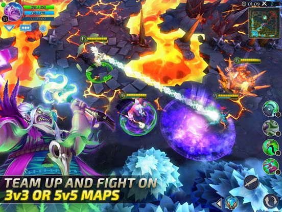 Heroes of Order & Chaos - Multiplayer Online Game gameplay visual