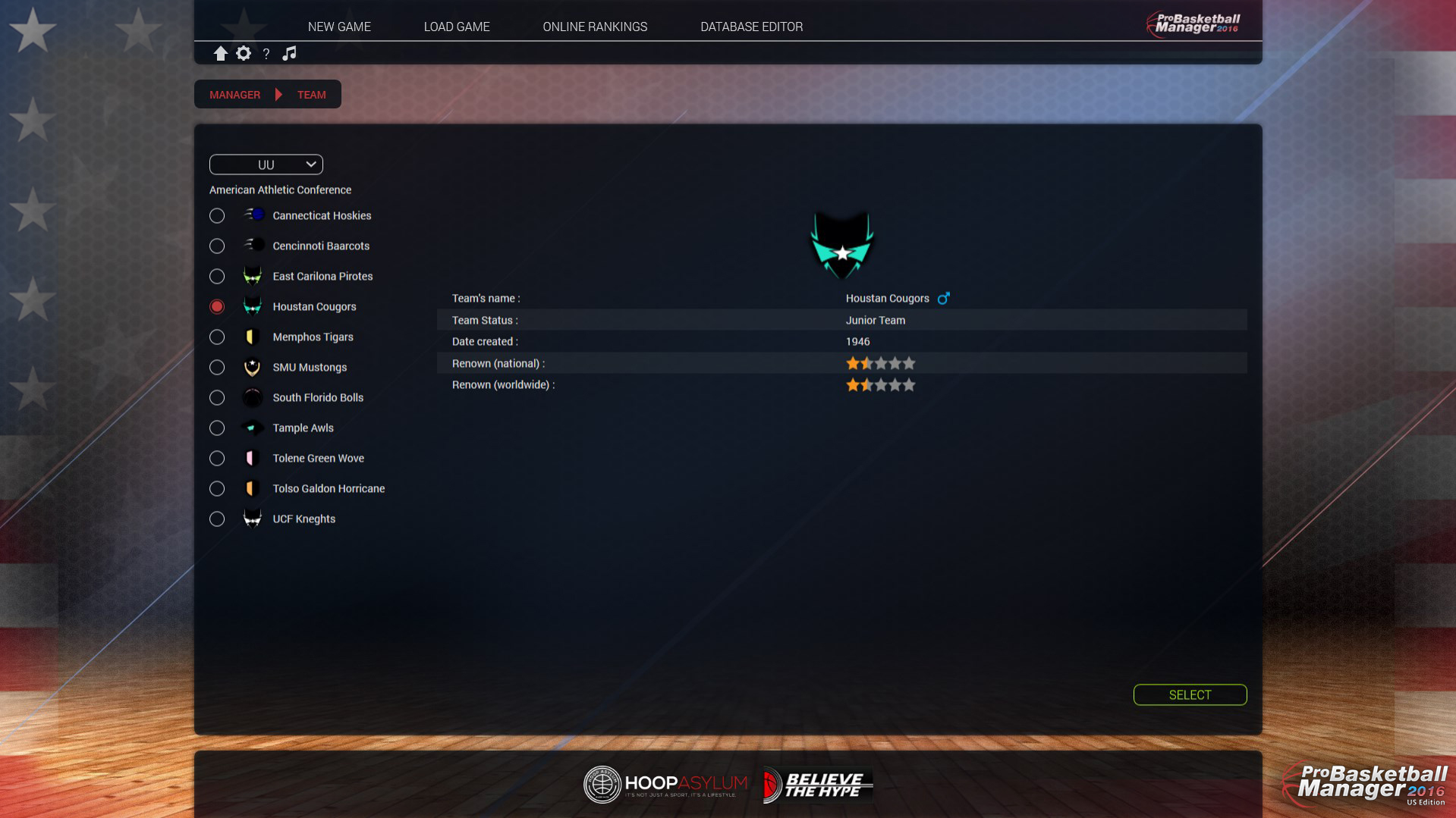 Pro Basketball Manager 2016 - US Edition