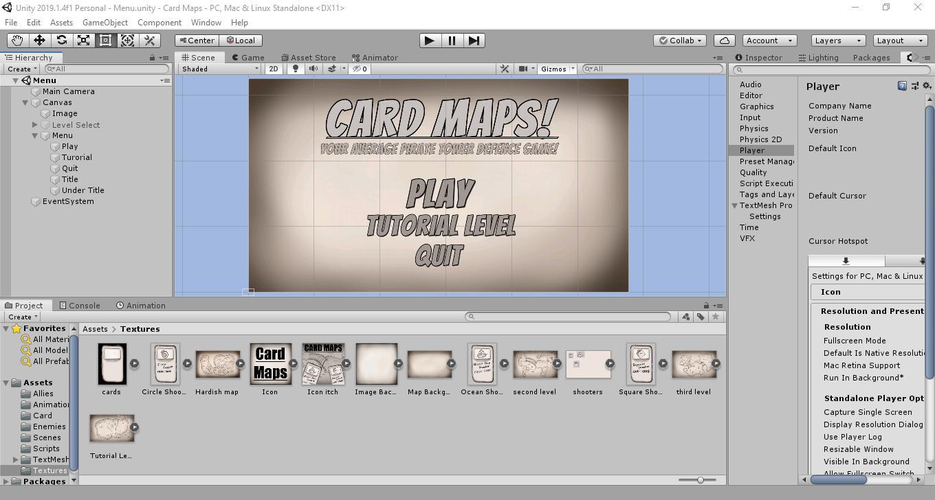 Card Maps - Tower Defence Game