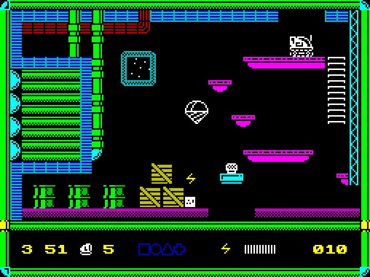 Robot 1 in... THE SHIP OF DOOM (ZX SPECTRUM)