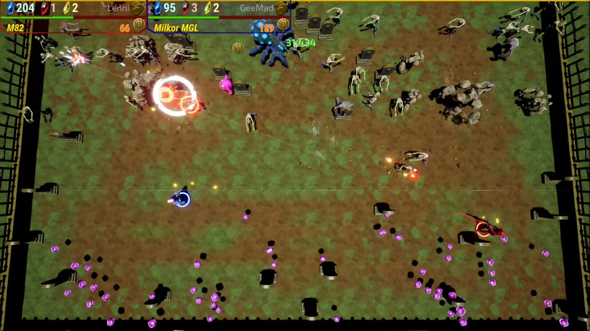 Zombiepede screenshot