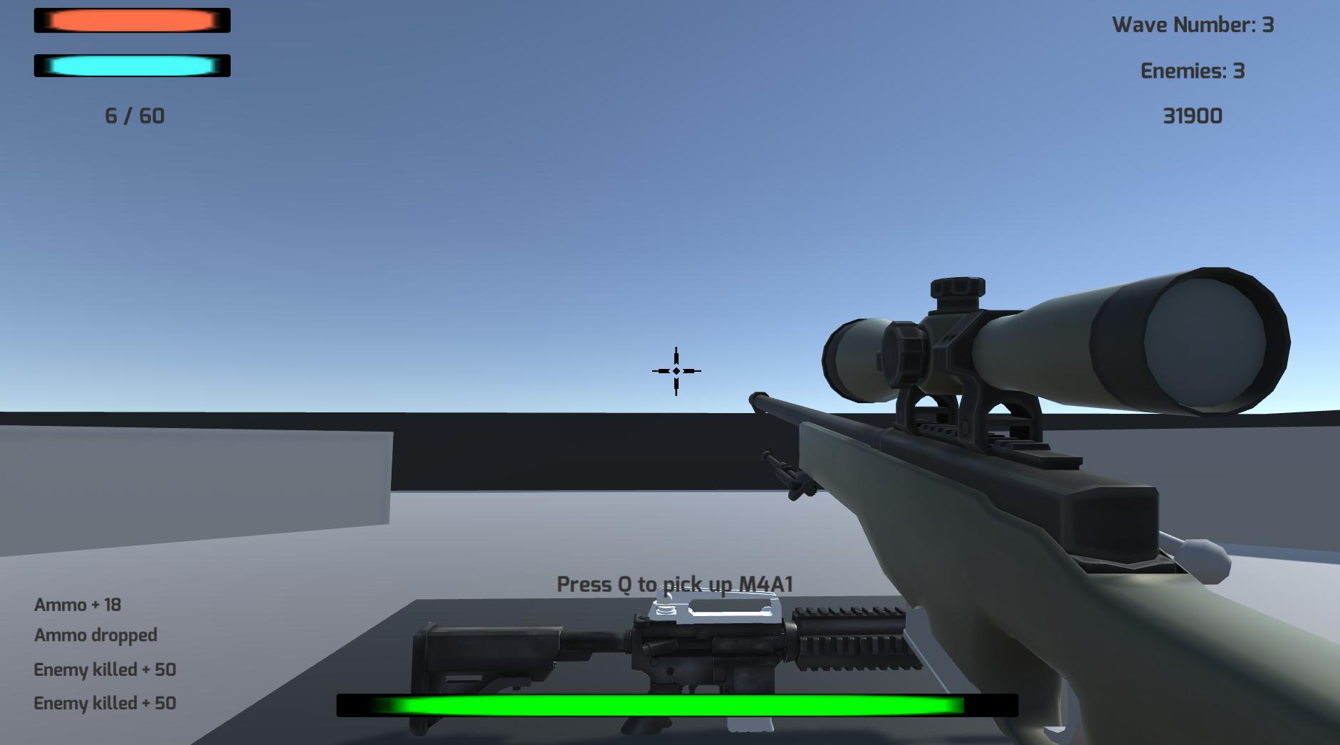 FPS Weapon Controller Demo Level