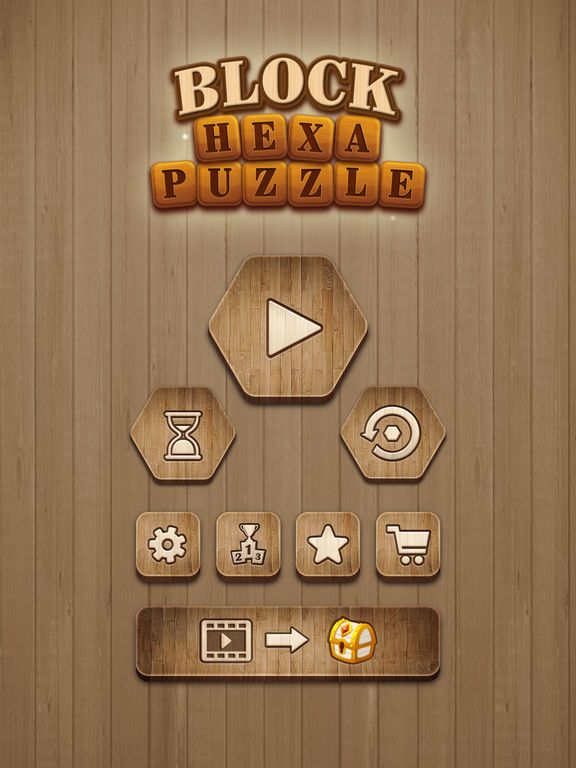 Block Hexa Puzzle: Wooden Game