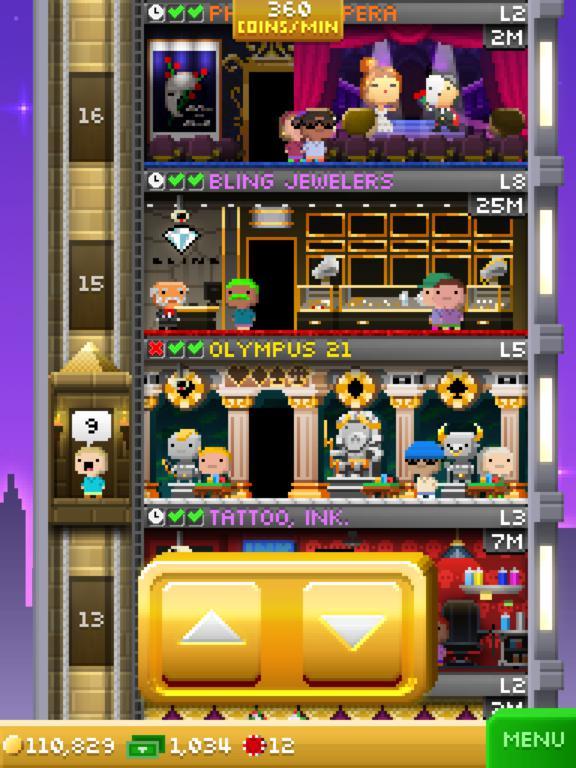 Tiny Tower Vegas screenshot