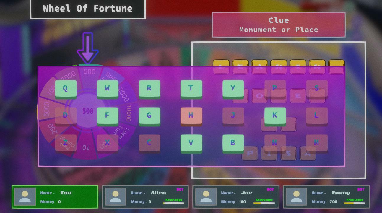 Wheel Of Fortune - Mini Version