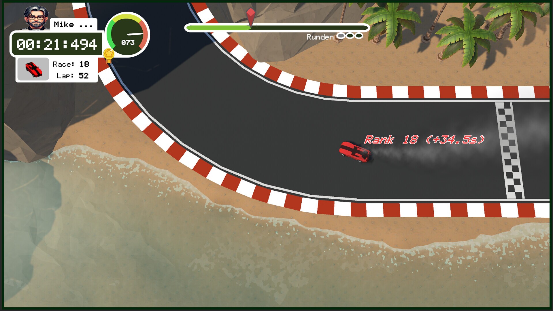 Speed Rally gameplay visual