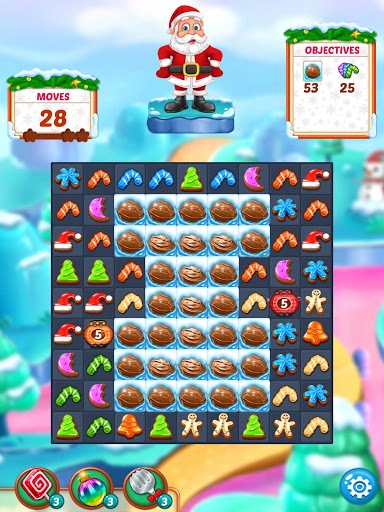 Christmas Cookie - Santa Claus's Match 3 Adventure