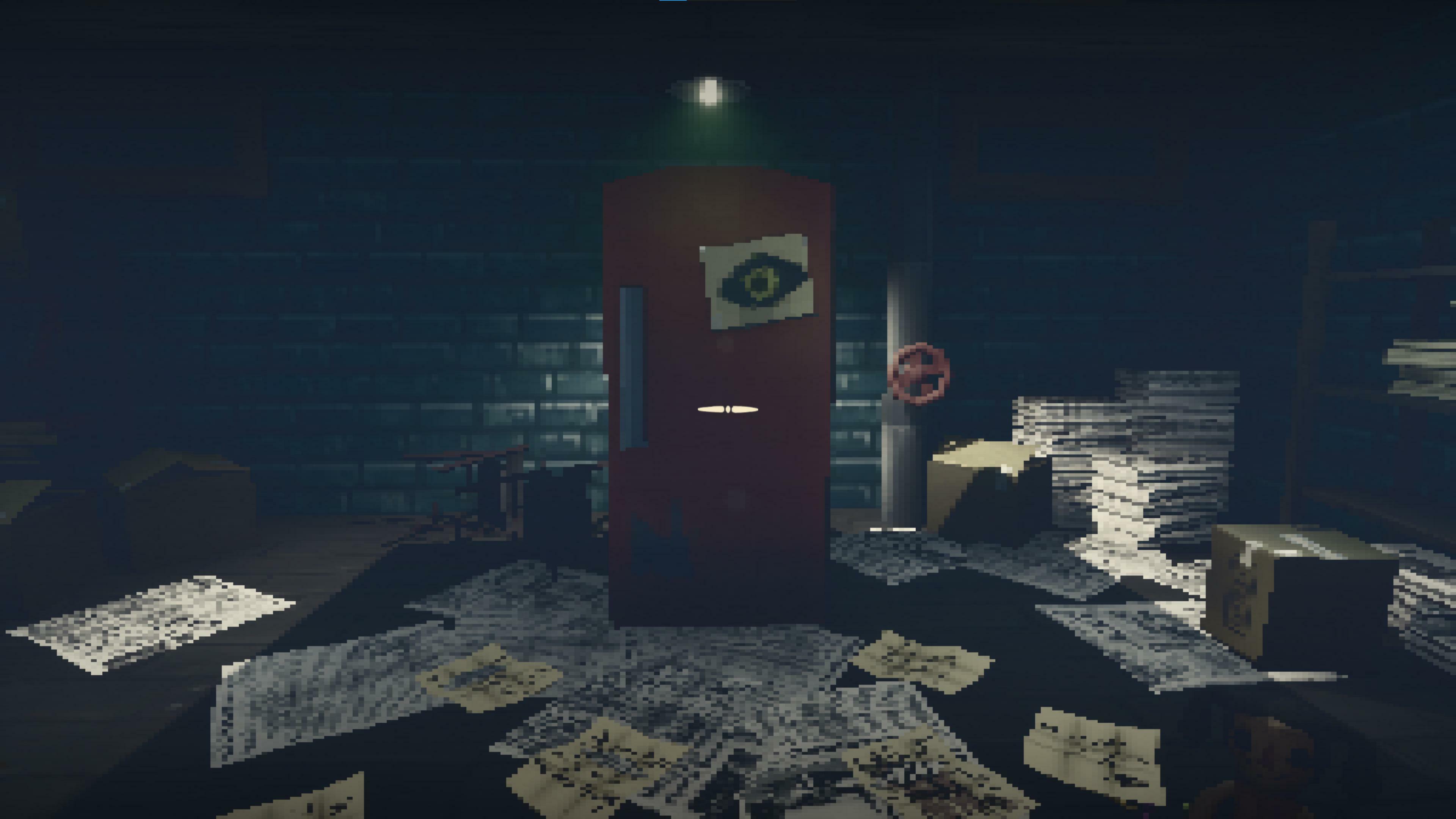 DO NOT TAKE YOUR EYES AWAY FROM THE RED FRIDGE