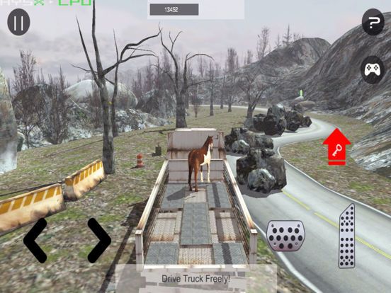 Crazy Pet Horse Truck Drive: Free Play Animal Transport Game